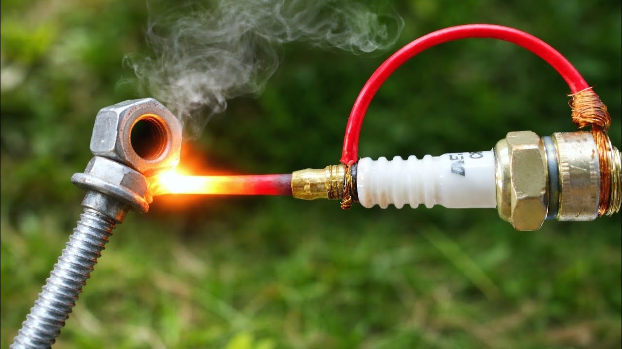 How to Make Welding Machine from Old Batteries | Genius Life Hack