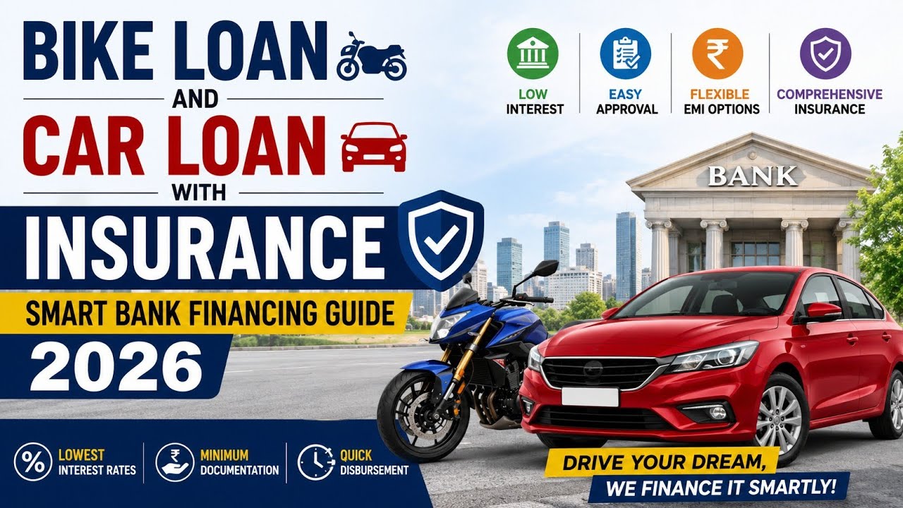 Bike Loan and Car Loan with Insurance Smart Bank Financing Guide 2026