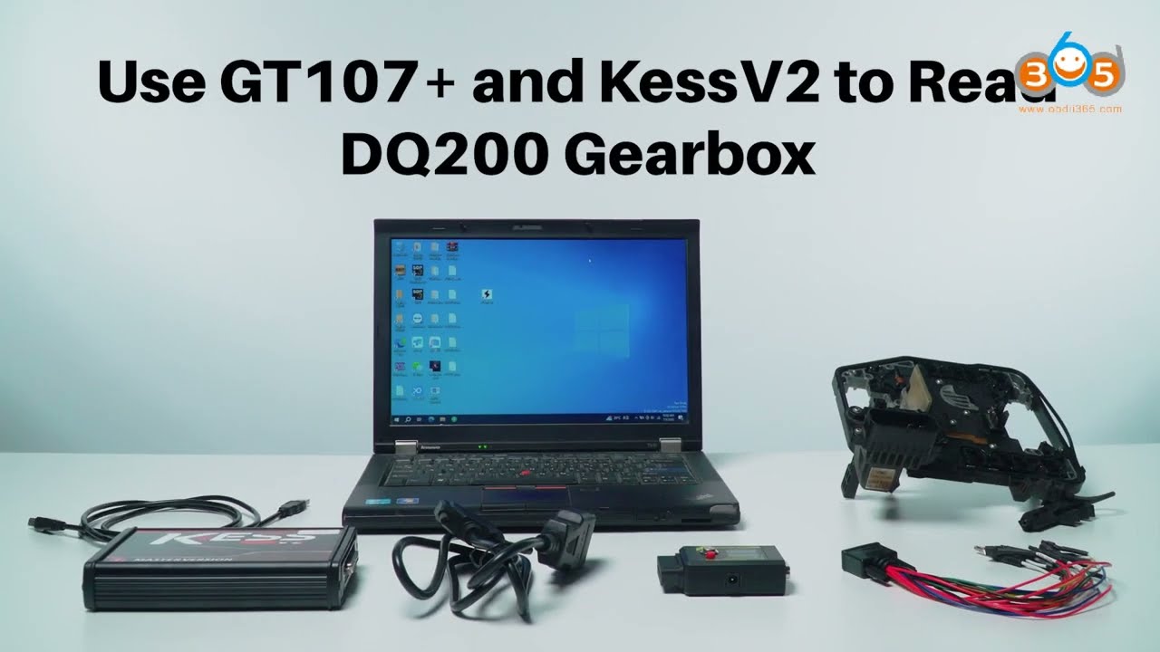 Kess V2 and Godiag GT107+ Read DQ200 Gearbox obdii365