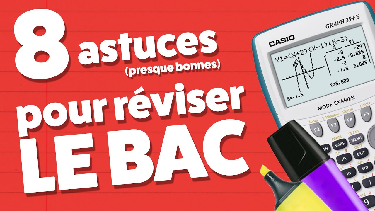 Top 8 des astuces (presque bonnes) pour réviser le bac