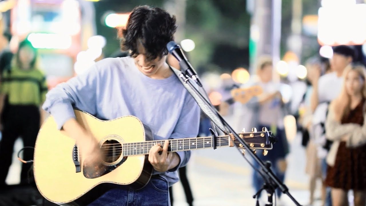 불알 친구에게 바치는 노래 'On Your Way' (Band 기프트 GIFT 신촌 버스킹 직캠)