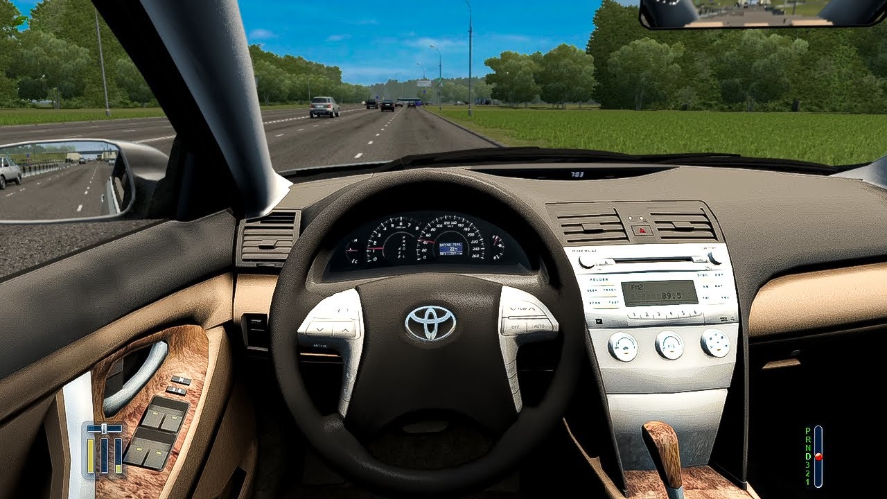 City Car Driving - Toyota Camry XV40 | Normal Driving