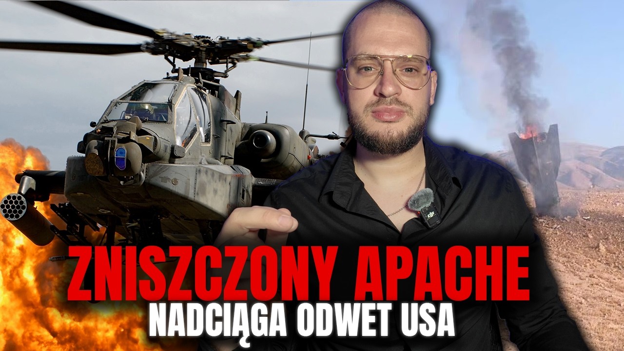 Amerykański APACHE ZNISZCZONY przez IRAN! Załoga uratowana przez DRONA MORSKIEGO 🚀