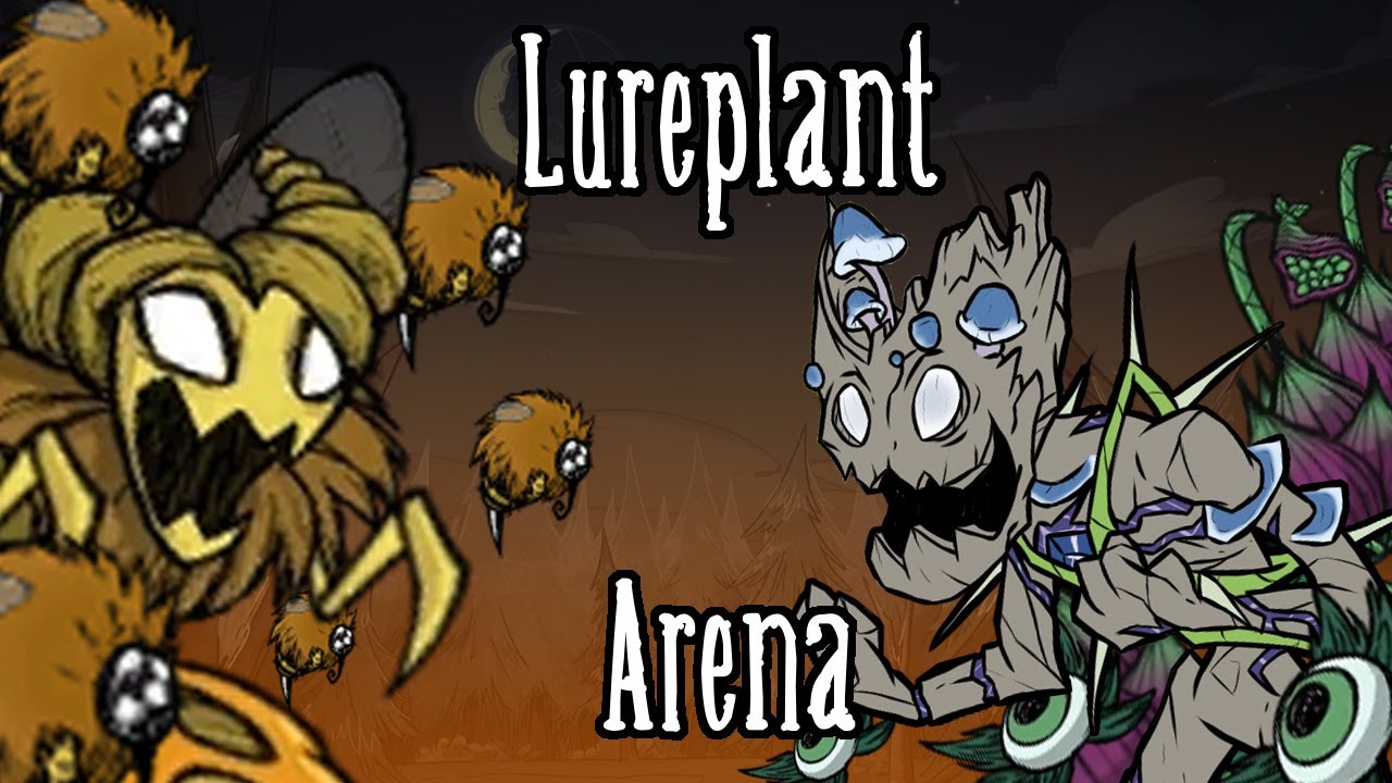 Bee Queen vs Wormwood with Bramble husks and Lureplants[Don't Starve Together]