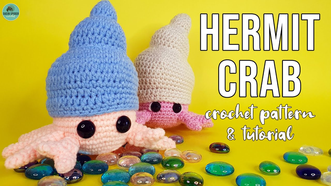 Hermit Crab | Beginner Crochet Pattern and Tutorial