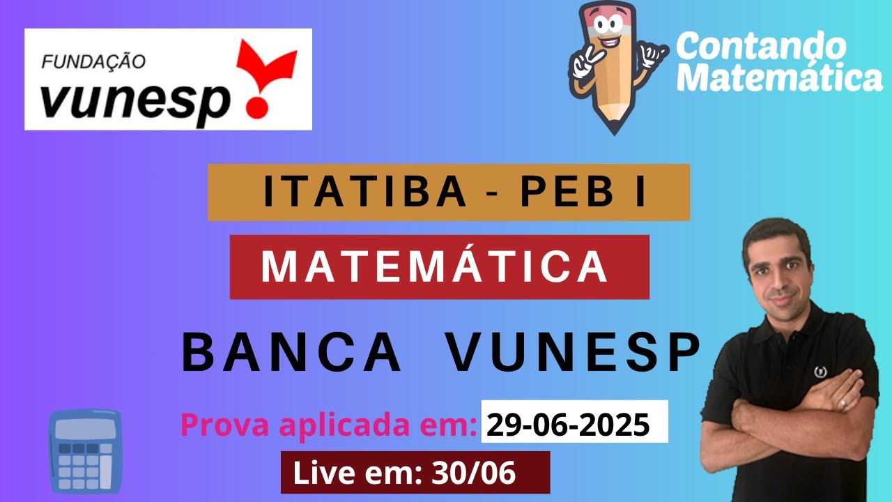PEB I - ITATIBA 2025 | Matemática – Gabarito e Resolução