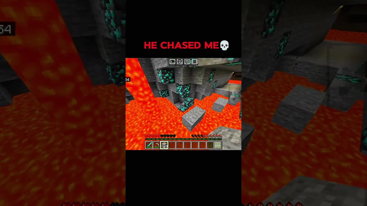 "Minecraft Manhunt But I Only Had 1 Heart 😱🔥"