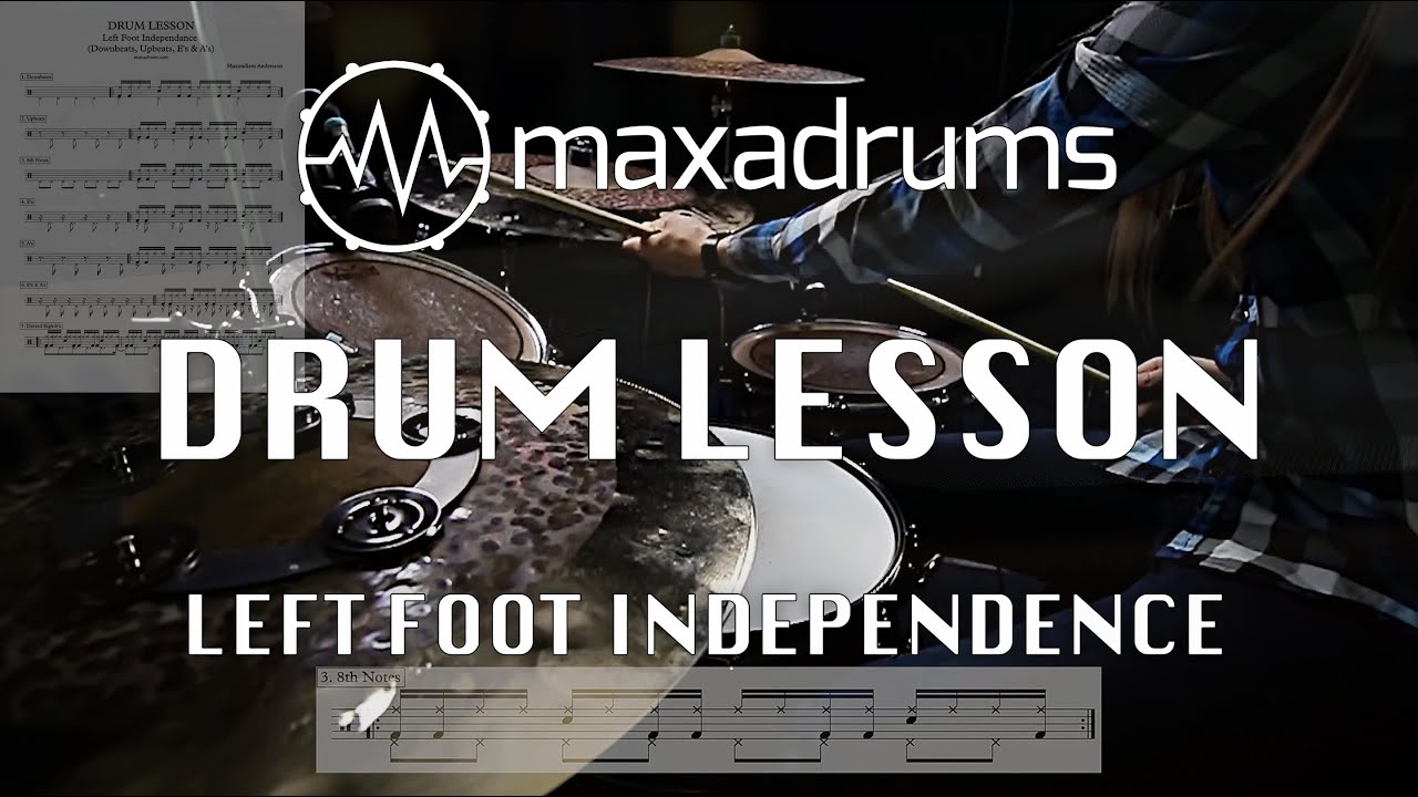DRUM LESSON: Left Foot Independence