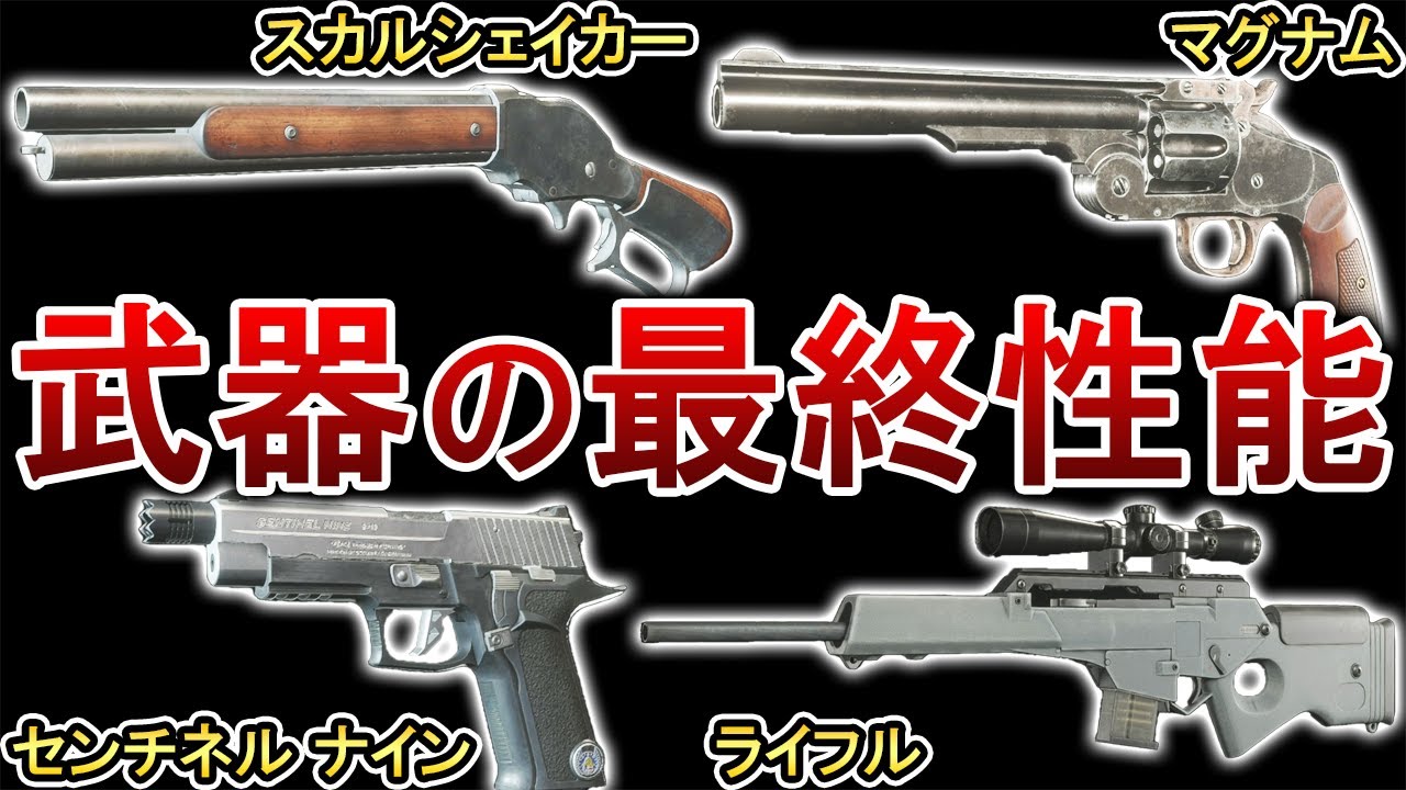 【バイオRE4】武器の最終性能をゆっくり解説！