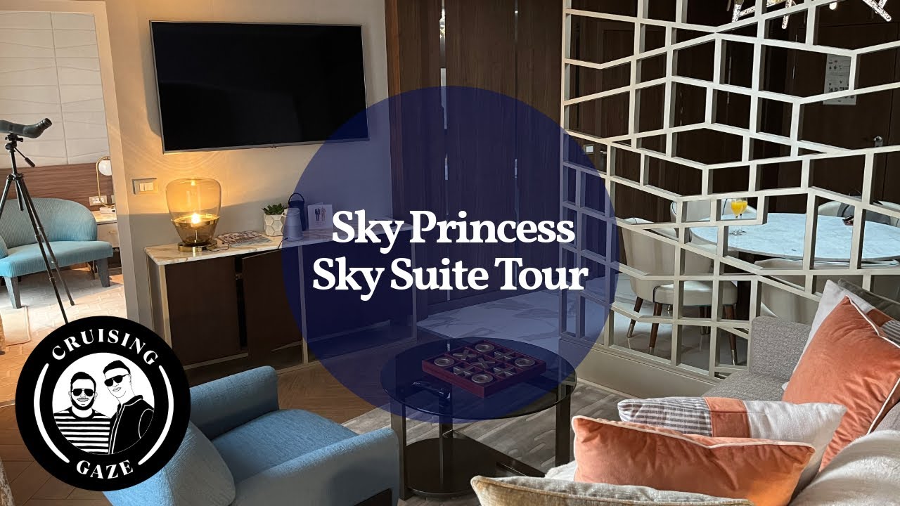 Princess Cruises Sky Princess Sky Suite Cabin Tour