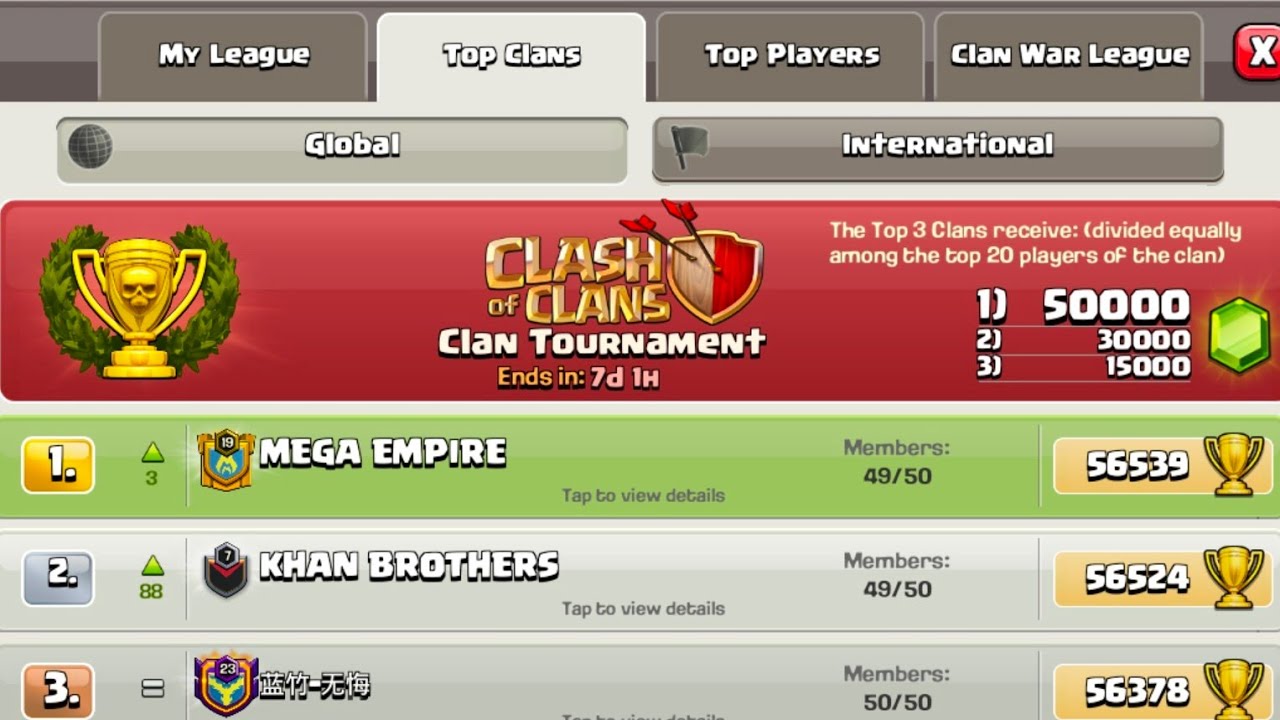 global no.1 clan attack replays in mega Empires | clash of clans |