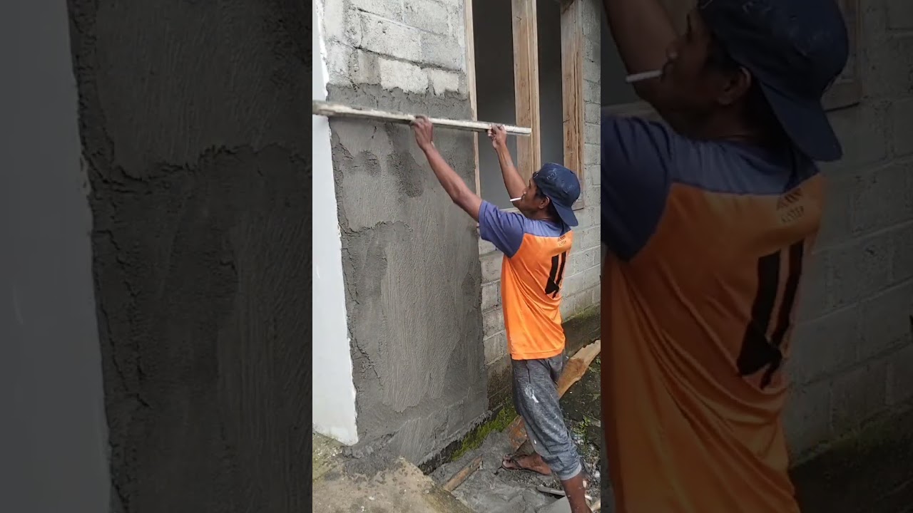 Plaster raskam fuul vidio #kuli_bangunan #construction 