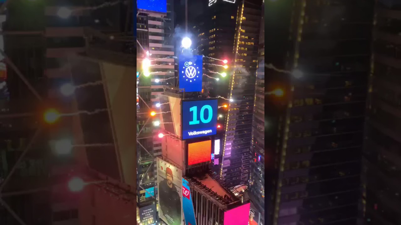 Times Square, Sylwester 2020, Nowy Jork