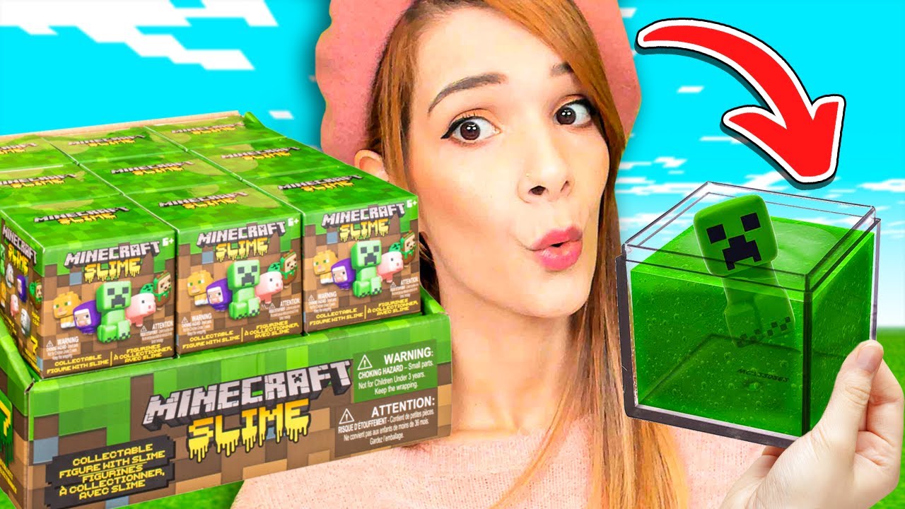 APRO 10 MINECRAFT MYSTERY SLIME PER CERCARE IL RARO!
