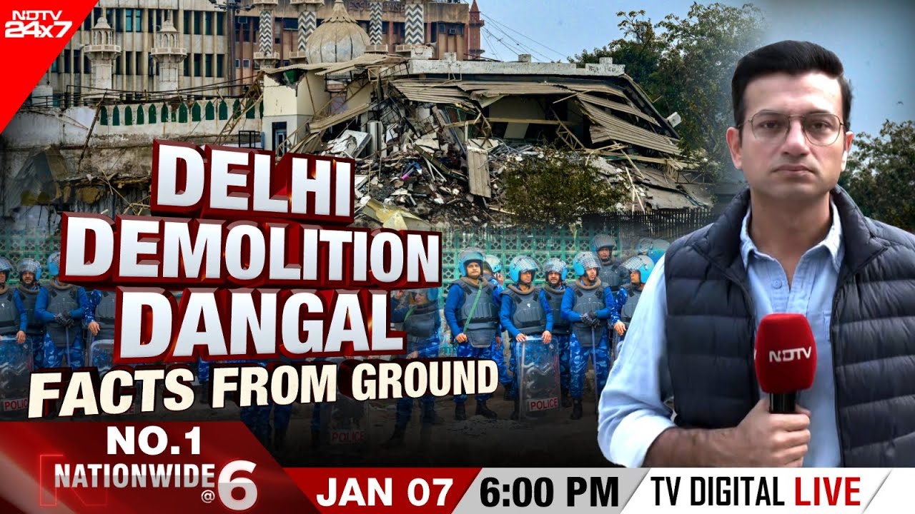 Delhi Demolition Drive | Delhi News LIVE | Mosque Demolition | Bulldozer Action Delhi | Watch LIVE
