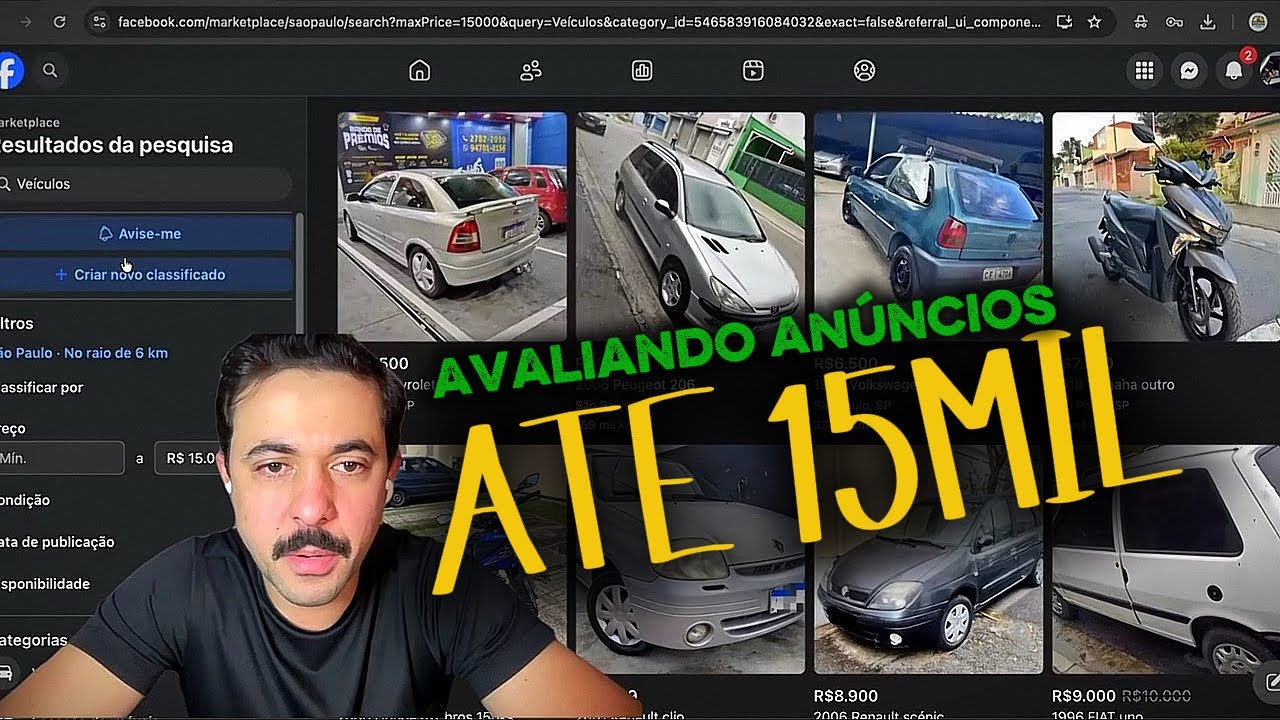 Procurando carros baratos até 15mil reais (HORA DO GARIMPO) Ep. 01