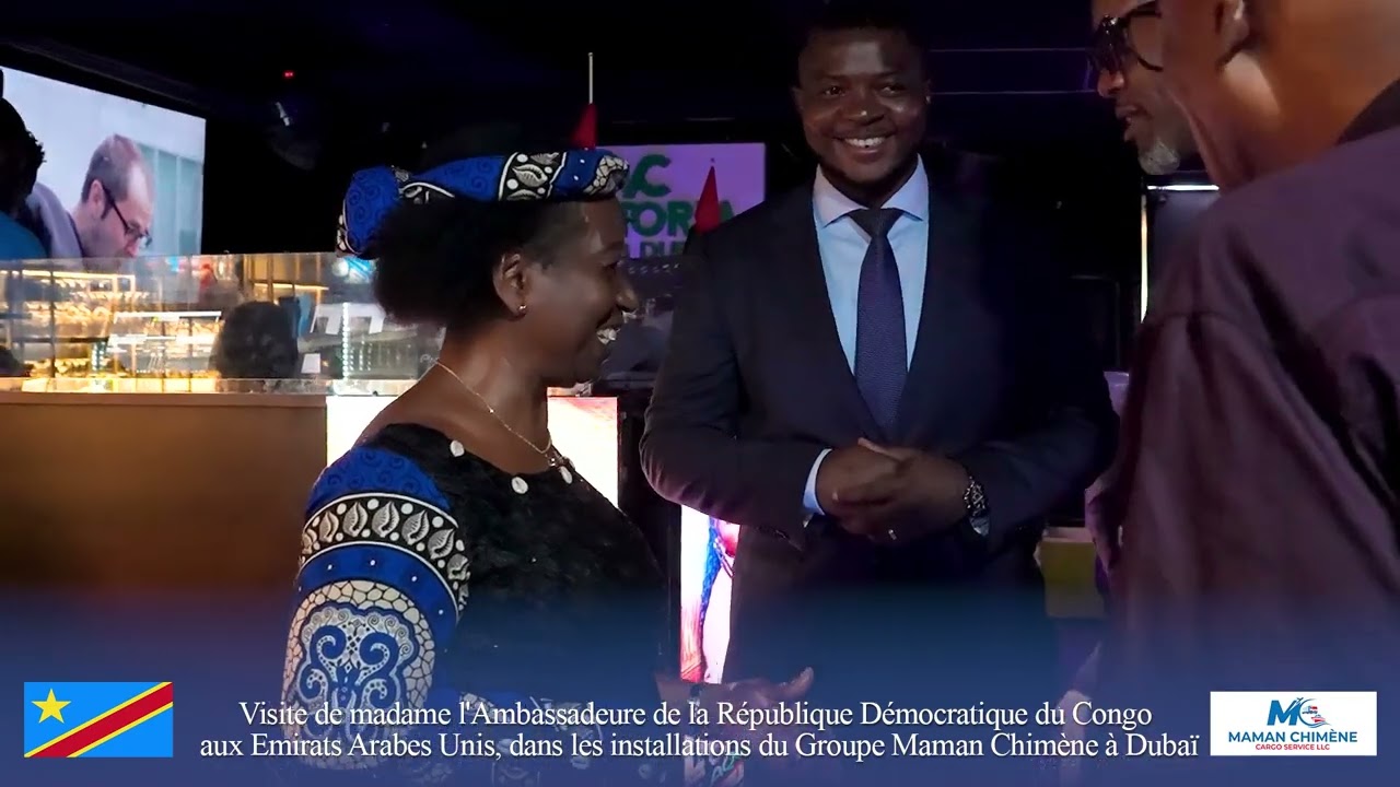 VISITE DE MADAME L'AMBASSADEURE DE LA RDC AUX UAE DANS LES INSTALLATIONS DU GROUP MAMAN CHIMENE