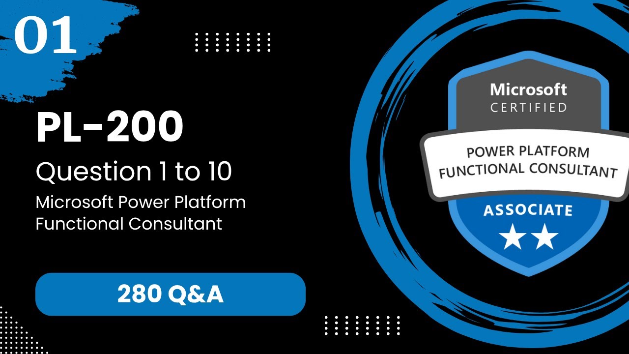 Вопросы и ответы по экзамену PL 200 №1 &mdash; Функциональный консультант Microsoft Power Platform