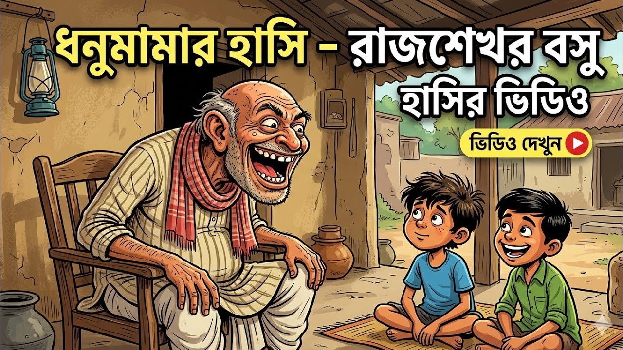 Bengali audio comedy story| ধনু মামার হাসি| পরশুরাম | রাজশেখর বসু| Funny bangla audio story| 
