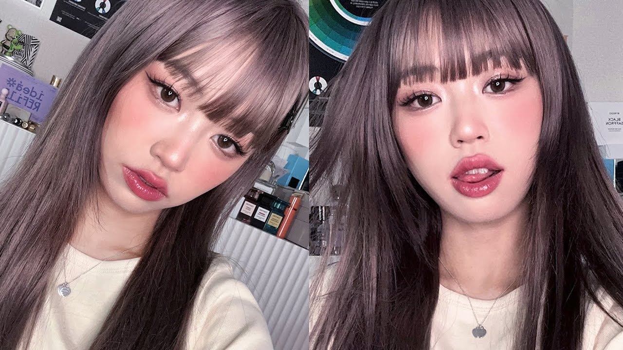 쿨톤인척하는... 딸기 밀크쉐이크 메이크업 🍓🥛