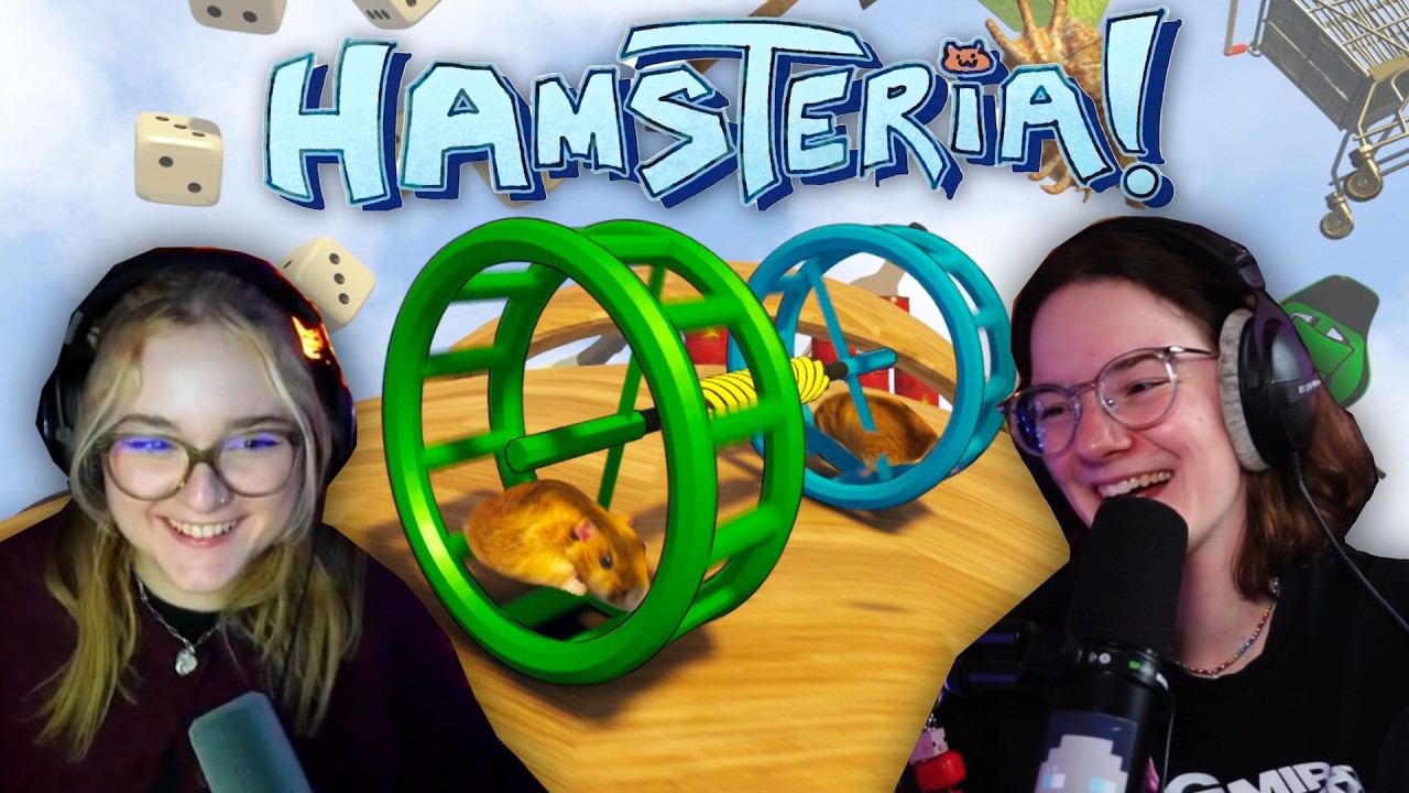 WIR GEHEN INS HAMSTERRAD 🐹😒 // Hamsteria mit @diesemilly