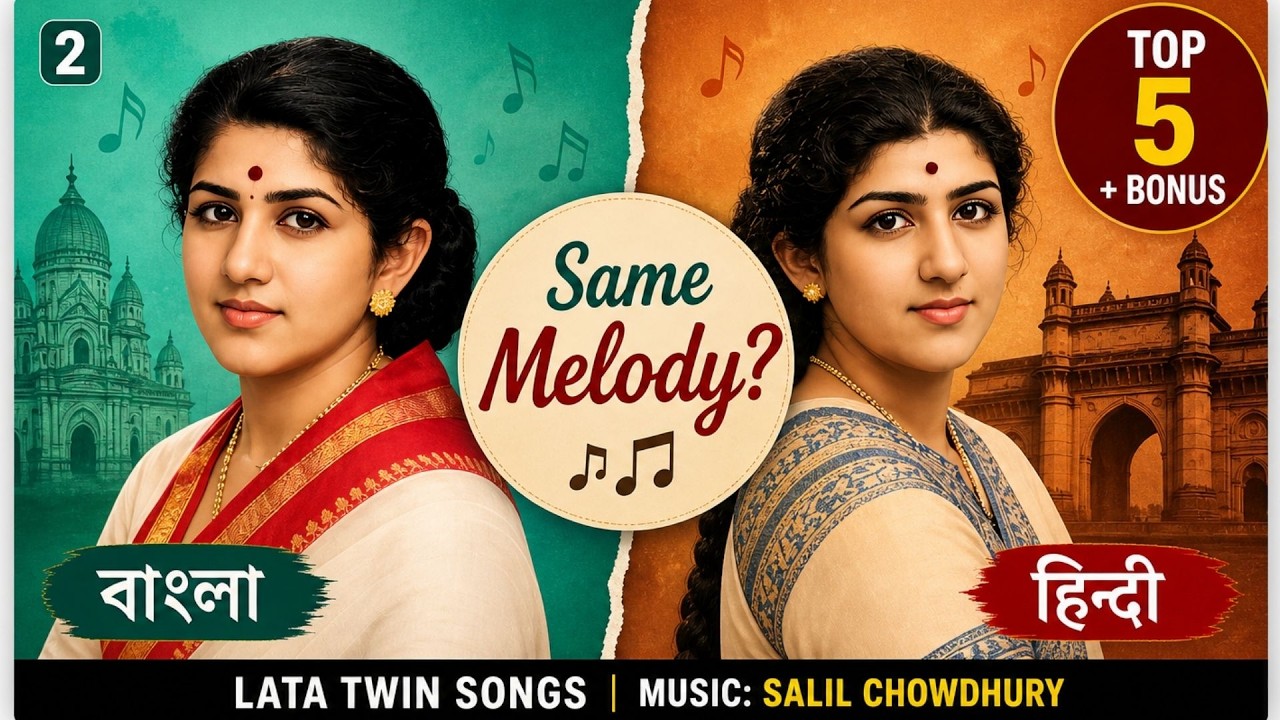 Rare Lata Mangeshkar Songs | Salil Chowdhury Hindi&ndash;Bangla Twins | O Sajna, Na Jiya Lage and more