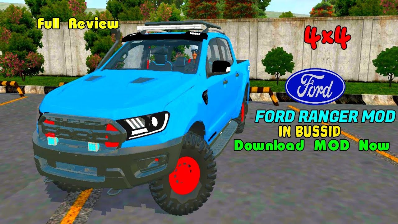 FORD Ranger MOD In Bussid | Download MOD | Gameplay In Bussid | 