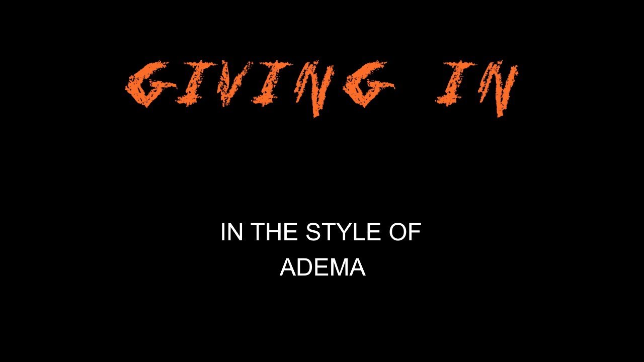 Adema - Giving In - Karaoke - With Some Backing Vocals