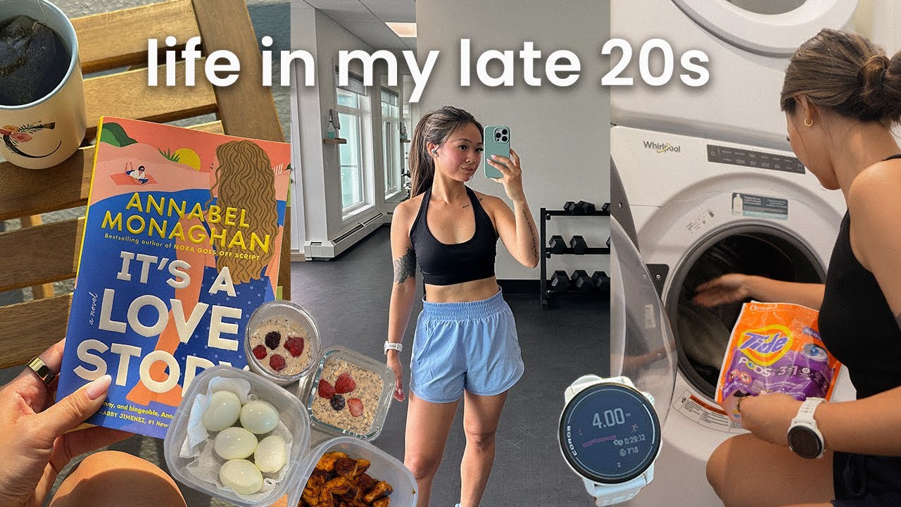 productive weekend vlog | getting my life together, running & reading