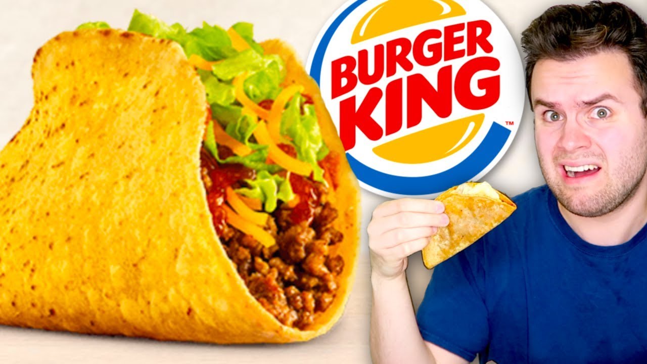 Trying Burger King's TACOS + More NEW Items! - Fast Food Taste Test!