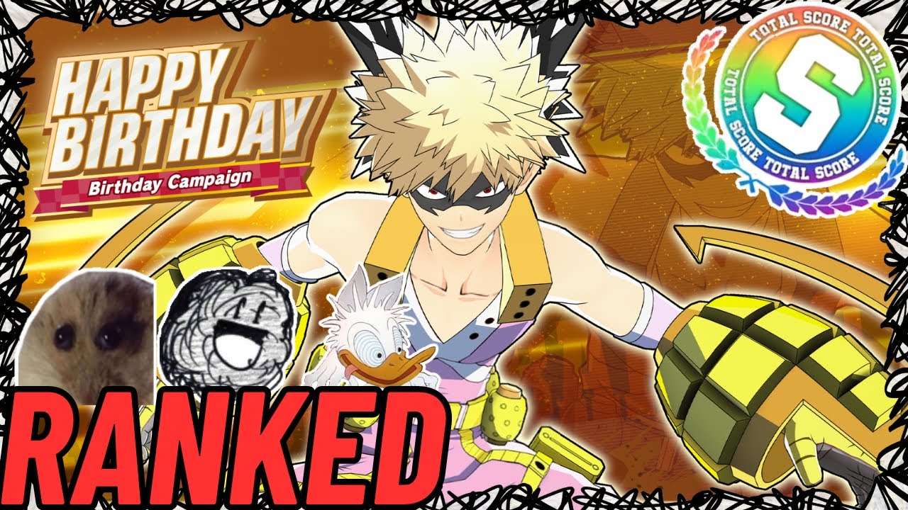 ITS BAKUGOS BIRTHDAY! - My Hero Ultra Rumble Ranked Matches