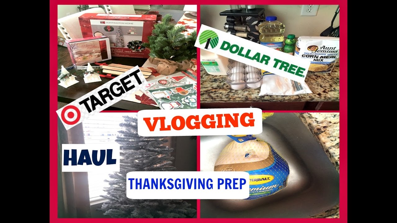 VLOG| Thanksgiving Prep | Christmas Tree | Christmas Haul