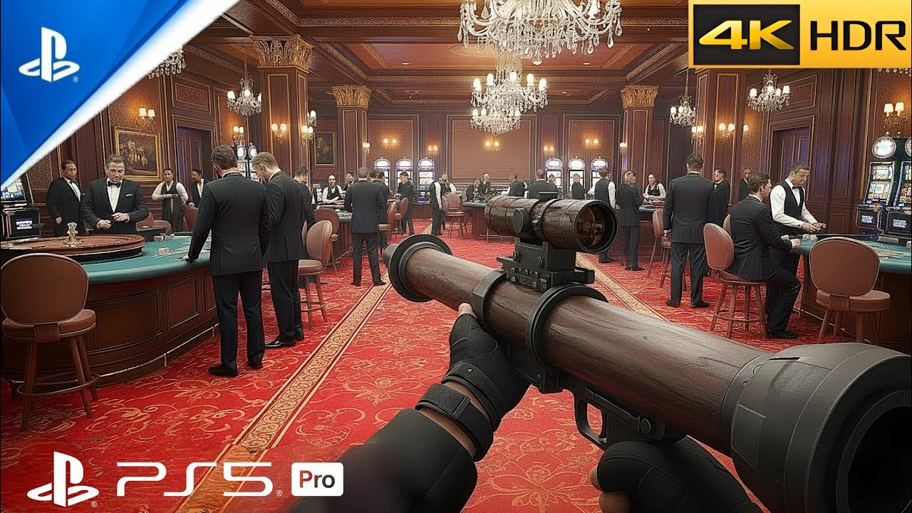 Смертельная миссия в Запретном казино | Реалистичный игровой процесс с ультра-графикой [4K 60 кад...