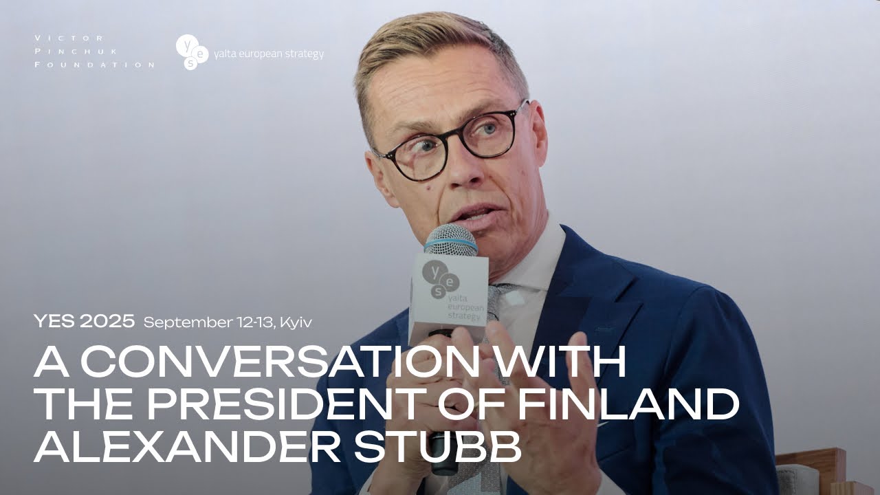 A Conversation with the President of Finland Alexander Stubb during YES 2025