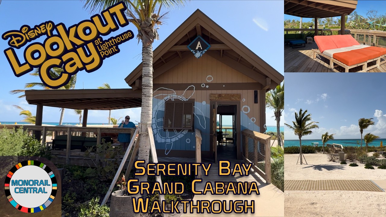 Serenity Bay Grand Cabana 4K Walkthrough 2025 | Disney Lookout Cay at Lighthouse Point