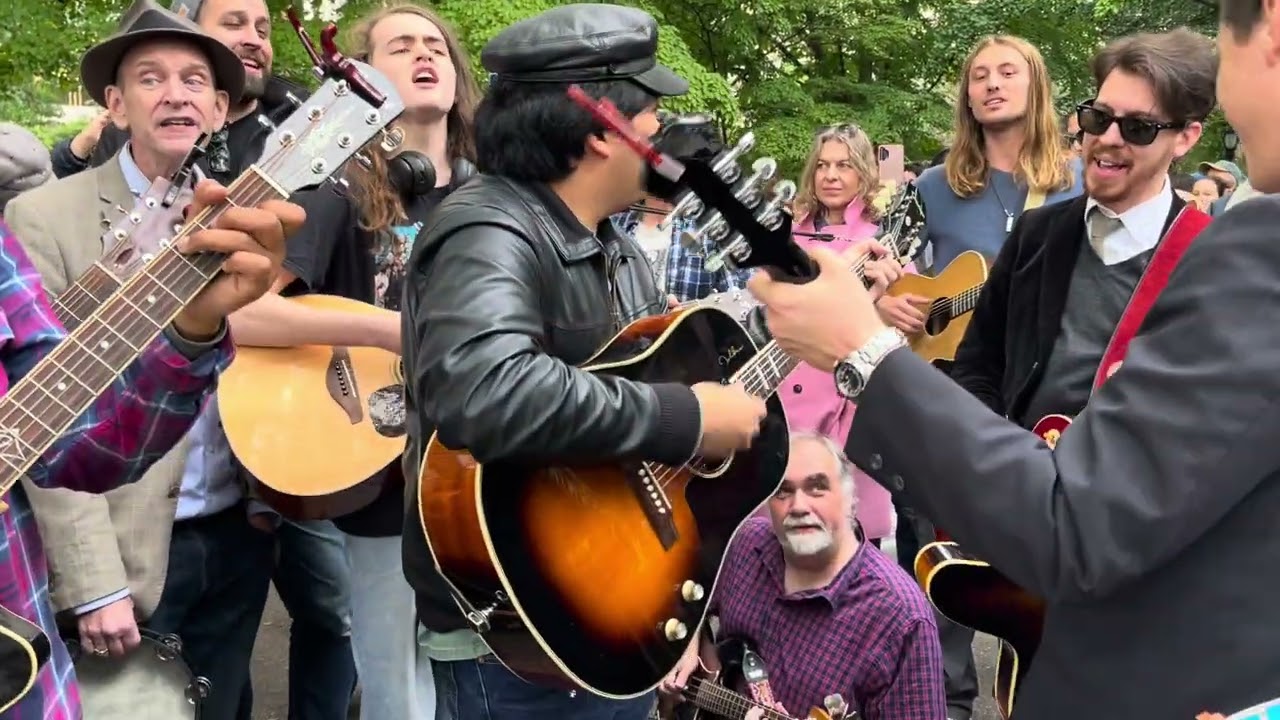 Abbey Road Medley💙💎 John Lennon's 83rd Birthday Celebration.Oct.09.23 @stuartm.6828.🍓FieldsNYC