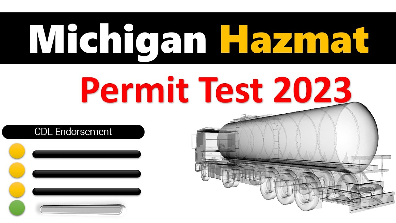 MI Hazmat Practice Test 2023 | Michigan CDL Hazardous Material Knowledge Test Prep 🚛💥