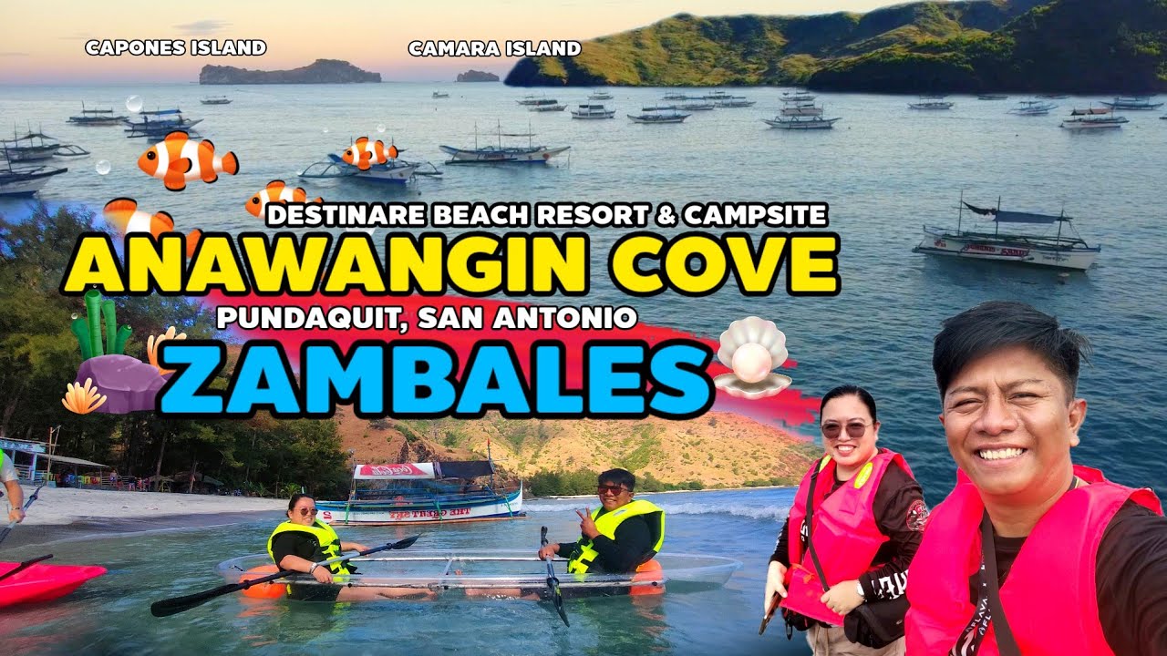 ANAWANGIN COVE, PUNDAQUIT, SAN ANTONIO, ZAMBALES | DESTINARE BEACH RESORT & CAMPSITE