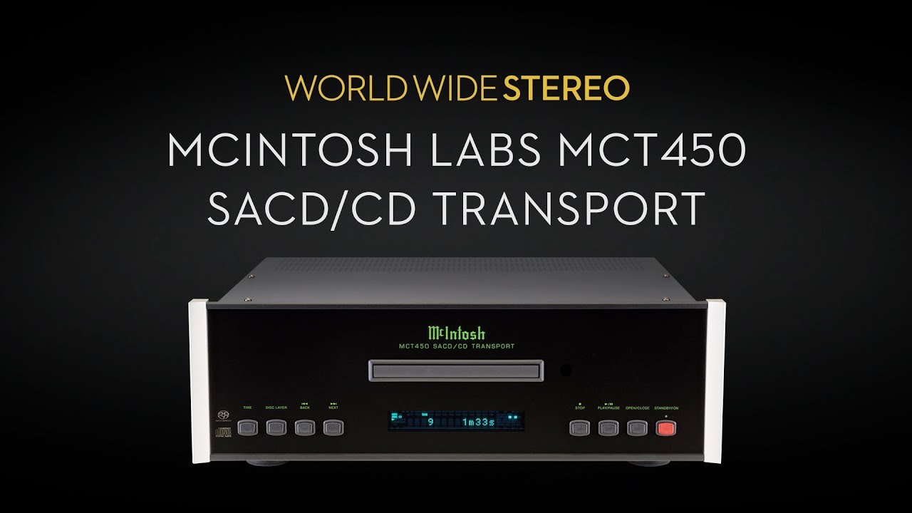 McIntosh Labs MCT450 SACD/CD Transport Product Tour