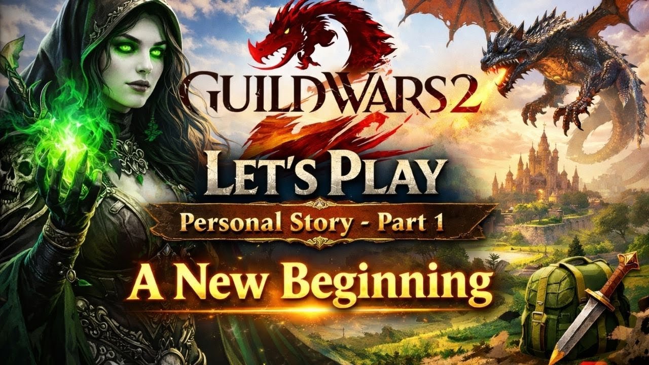 My Journey Begins | Guild Wars 2 Personal Story – Let’s Play Part 1  (Necromancer)