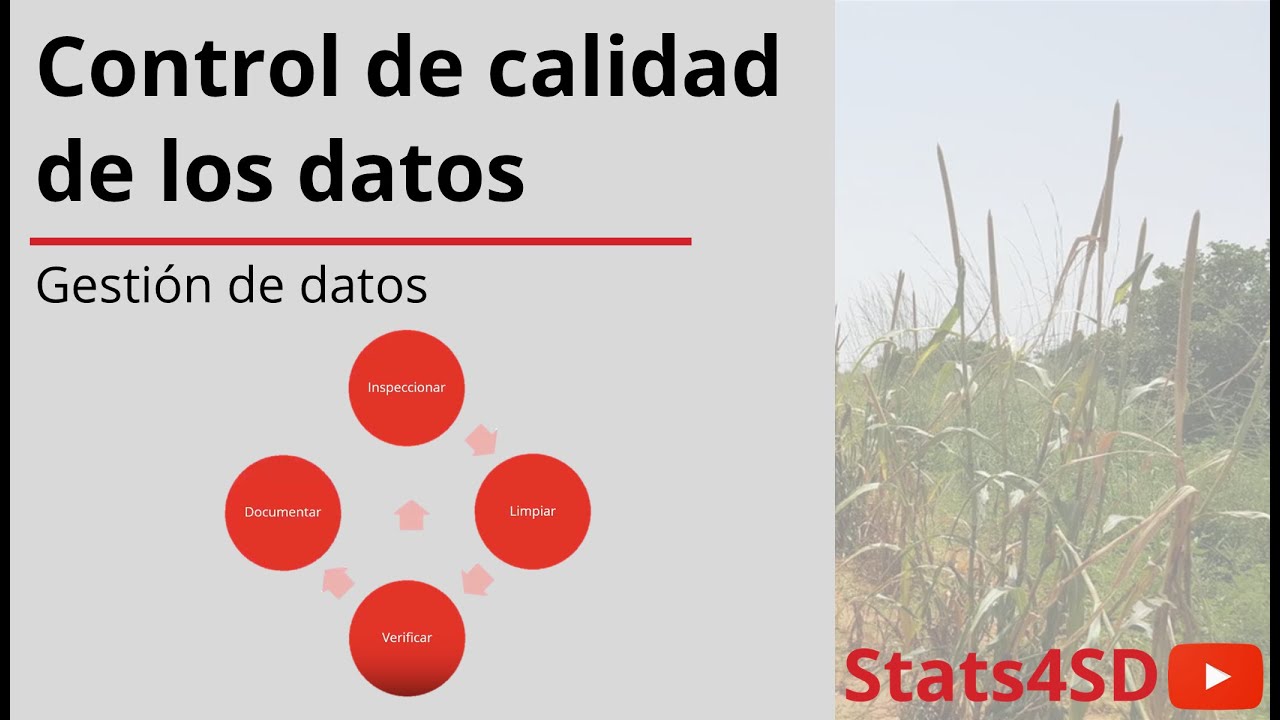 Gestión de datos: Control de calidad de los datos