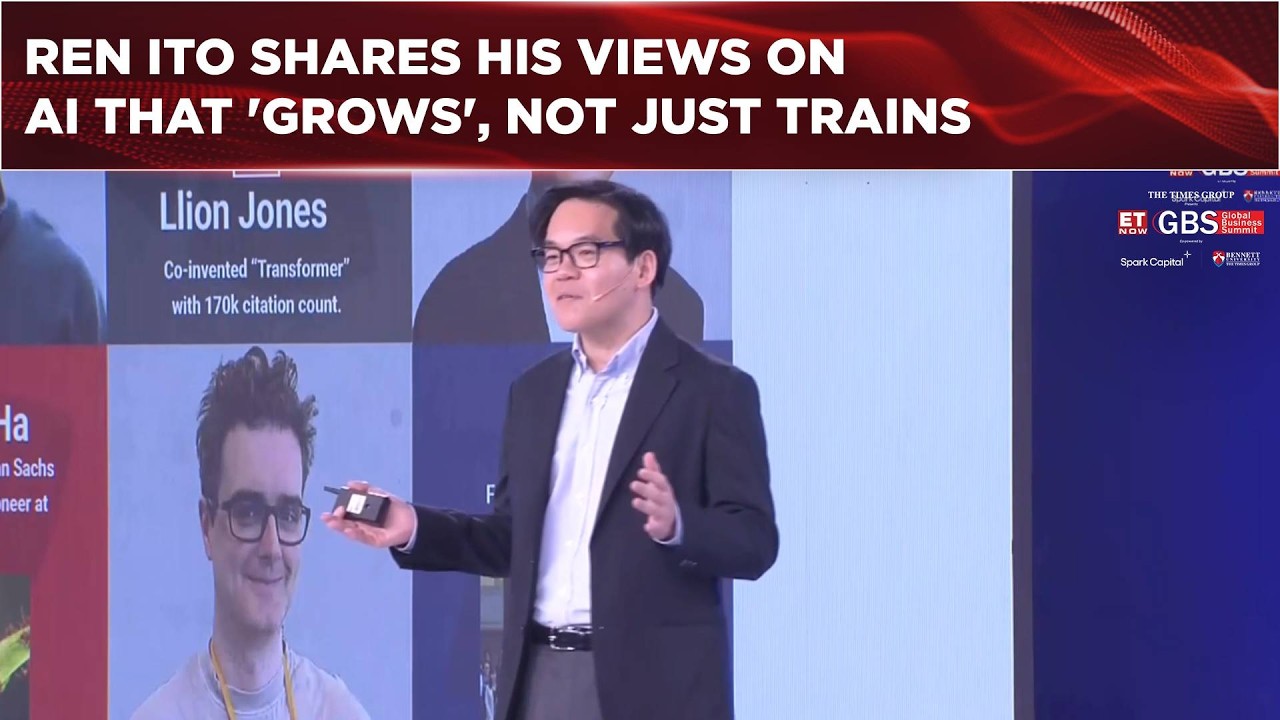 Global Business Summit 2026: Ren Ito Shares His Views On AI That 'Grows', Not Just Trains | WATCH