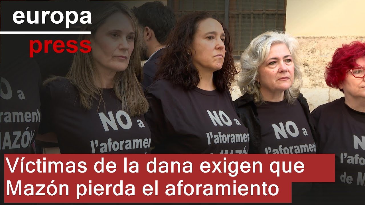 Víctimas de la dana exigen que Mazón pierda el aforamiento
