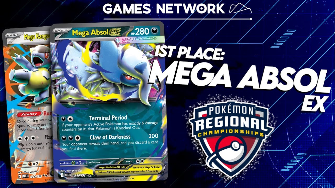 1st Place Deck Profile: Mega Absol ex - Las Vegas Regional Championships (2025) 🌑
