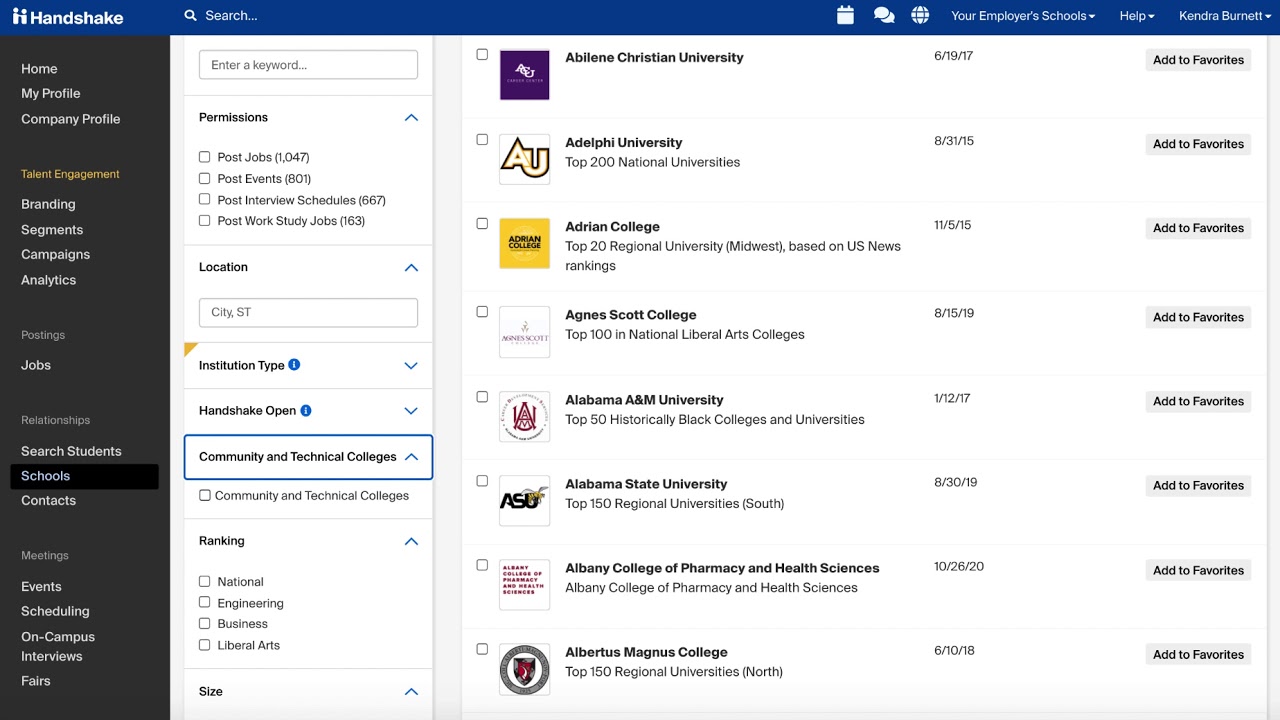 School network management: Handshake Core