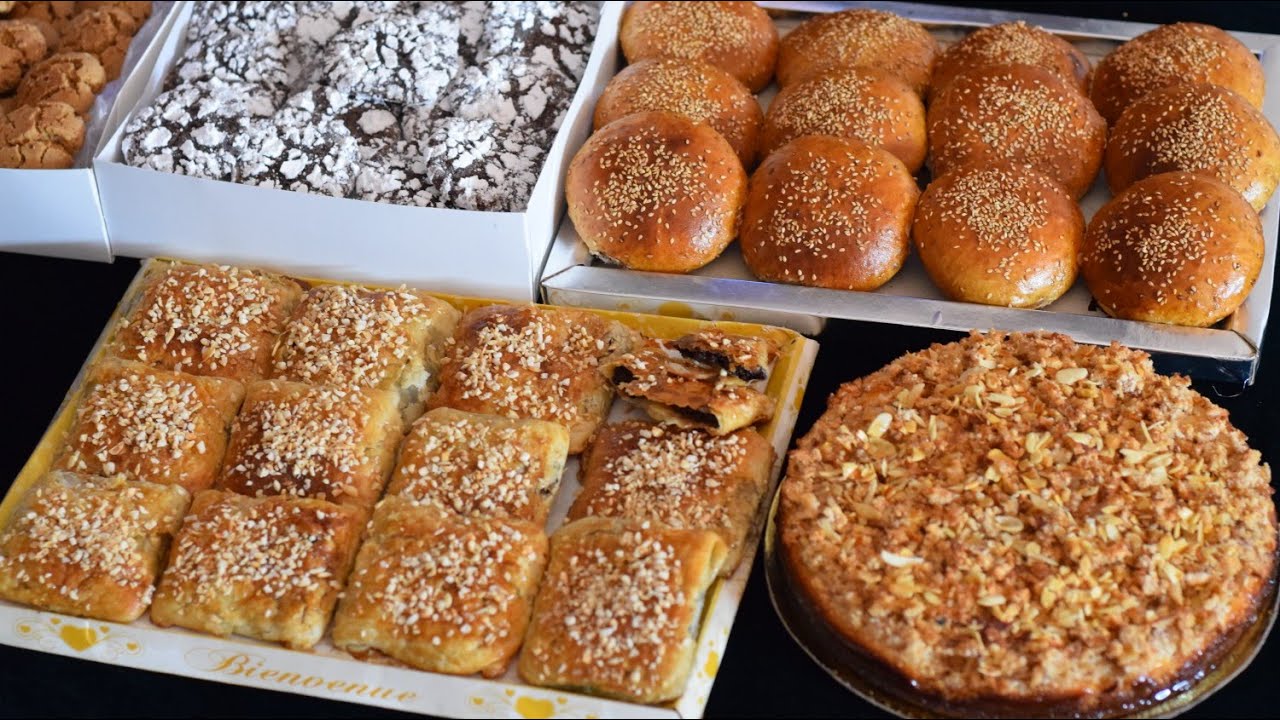 قدميهم بوجهك احمر لضيوفك 💪مسمن العيد فالفران بدون قلي بحشوة معلكة كريصات هشاش وكيك بحشوة رائعة