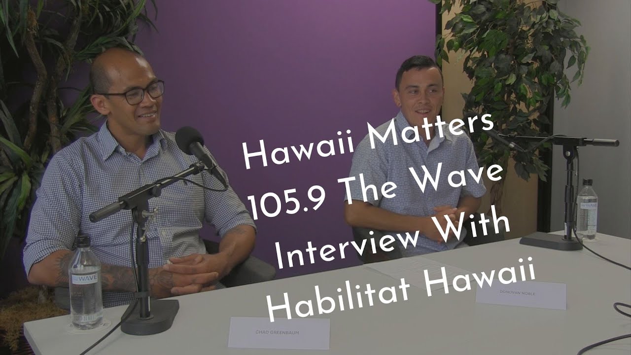 105.9 The Wave Hawaii Matters Interview With Habilitat