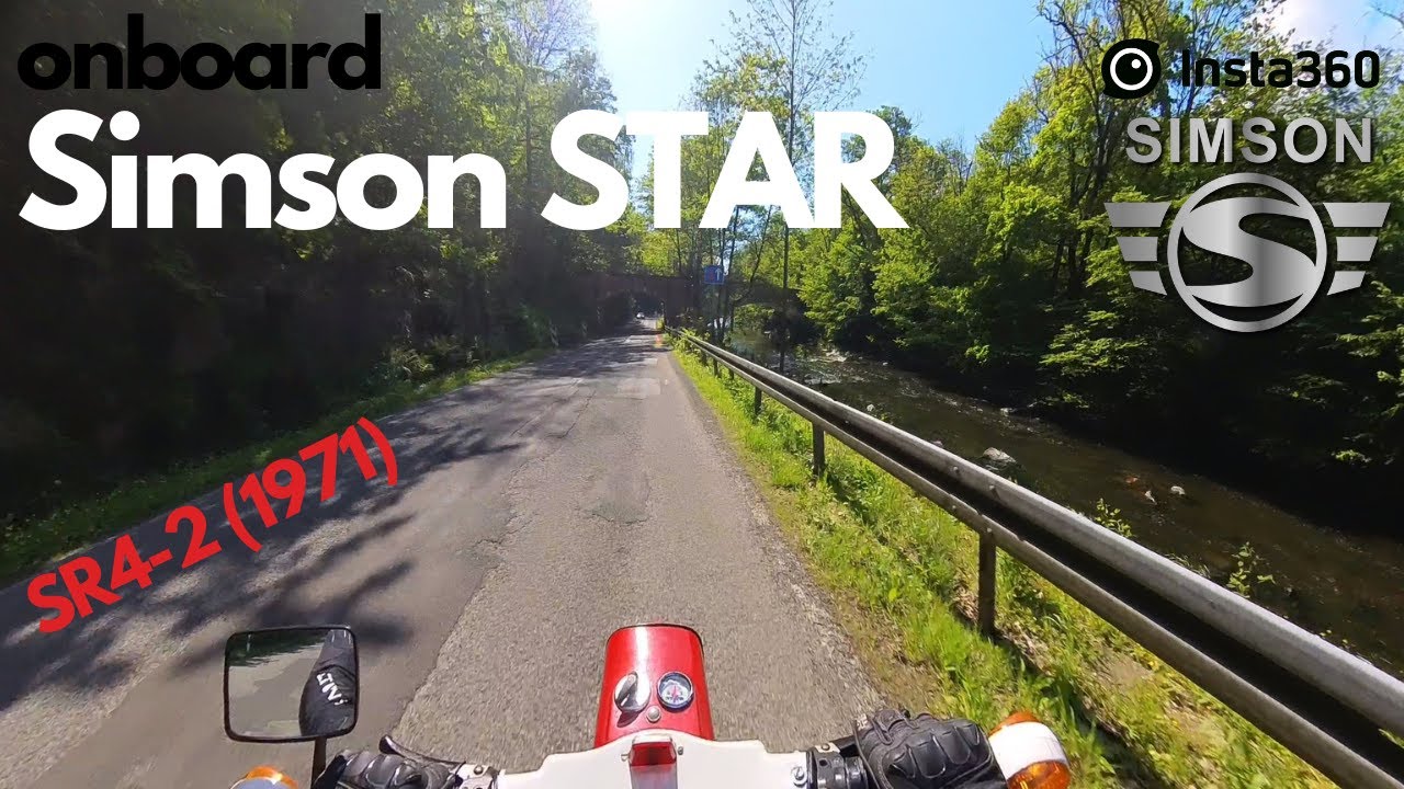Simson Star SR4-2 still in cruising mode (onboard RAW)