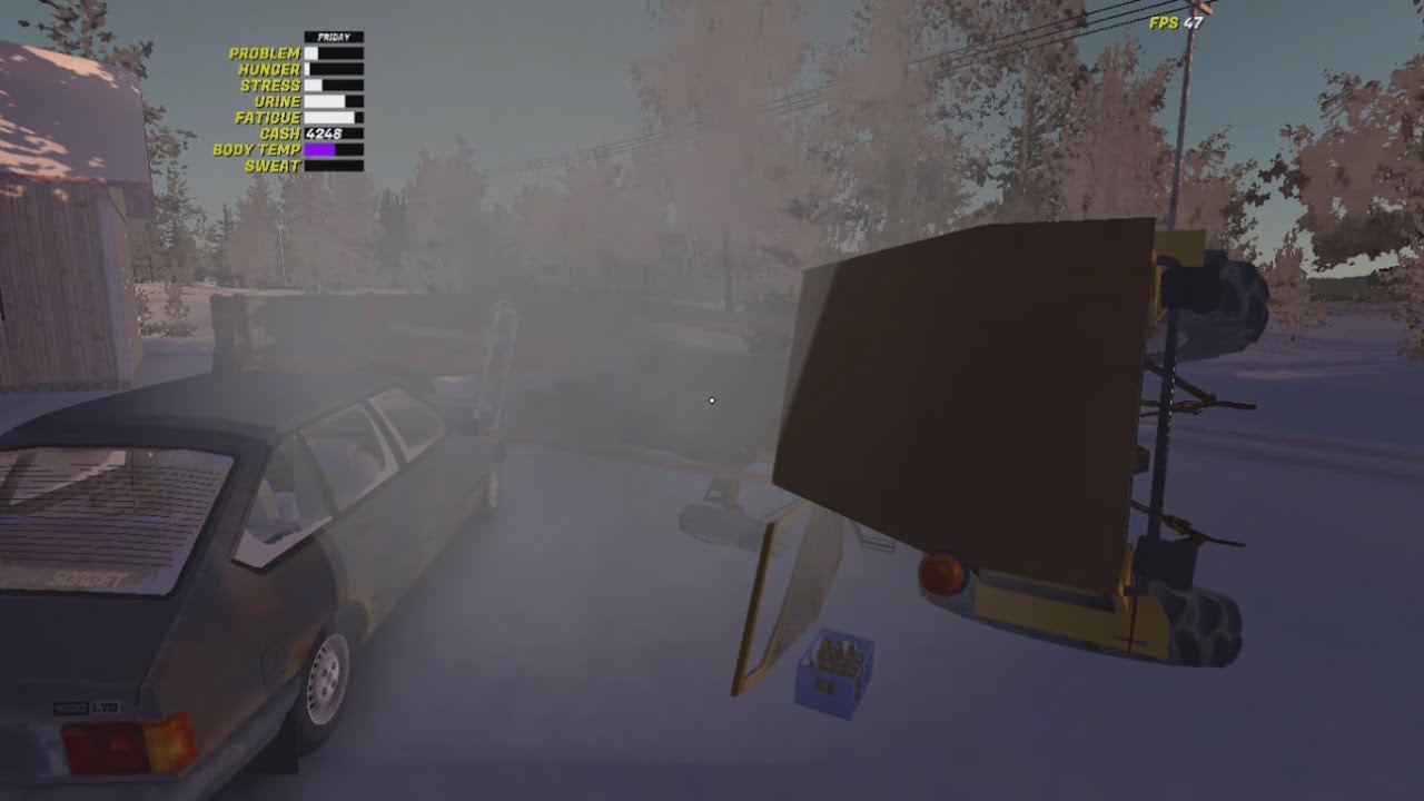 My Winter Car - part 3 - Transporting cars back home