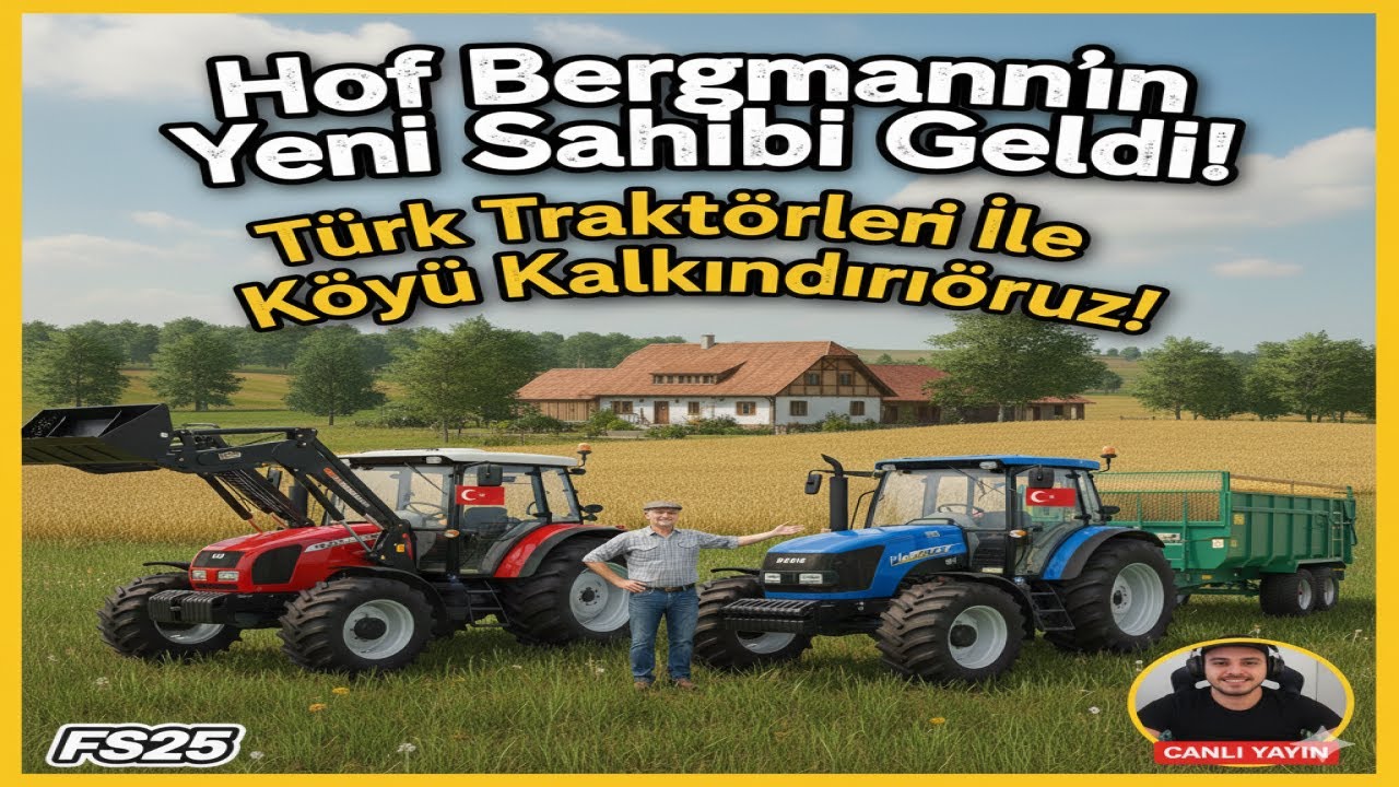 Hof Bergmann’ın Yeni Sahibi Geldi! Türk Traktörleri İle Köyü Kalkındırıyoruz!